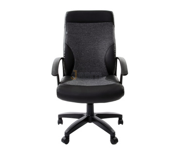 Кресло для руководителя Trust EX-535 черное/серое