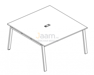 Стол для переговоров Стол для переговоров на металлокаркасе TRE Б3 136 БП