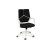 Кресло офисное / IQ / (white+black) белый пластик / черная ткань