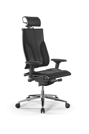 Кресло для руководителя Метта Y 3DE B2-10D - Infinity /Kc06/Nc06/D04P/H2cL-3D(M26.B32.G25.W03) (Черный)