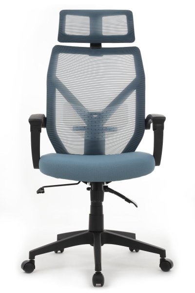 Офисное кресло Oliver RCH W-203AC Черный пластик | Синий