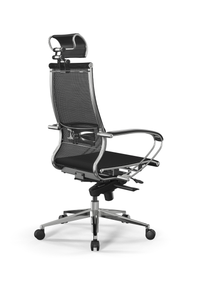 Кресло для руководителя Метта Samurai L2-5K - TS /Kc00/Nc00/K2cL/H2cL-3D(M06.B32.G11.W03) (Черный)