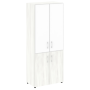 Шкаф для документов со стеклом белым LT.ST-1.2 R white
