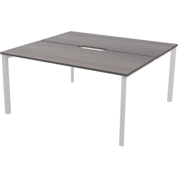 Бенч двойной на 2 рабочих места Аргентум-МП НТМП.П.Б2-120 1200x1496x750 (Лиственница/Белый)