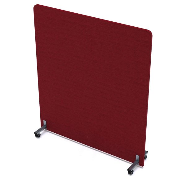 Акустическая мобильная перегородка SOFTOffice 011.МП.1316 1400x377x1600 (Red)