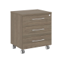 Тумба мобильная в кабинет руководителя серии LT-TM 550x450x615