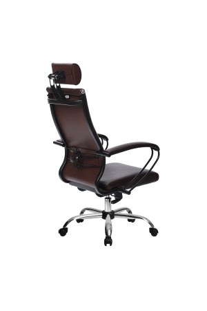 Кресло для руководителя Метта МЕТТА-34(MPES)/подл.117/осн.003 (Темно-коричневый)