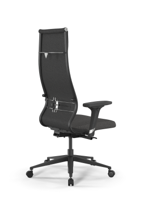 Кресло для руководителя Метта SynchroSit 10 B1-162D - Bahama /Kb15/Wh12/D02P(M23.B11.G19.W02) (Темно-серый)