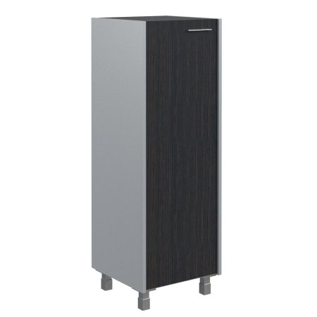 Шкаф колонка со стеклянной дверью Offix-new OMC 45.2 456x450x1329 (Легно темный/металлик)