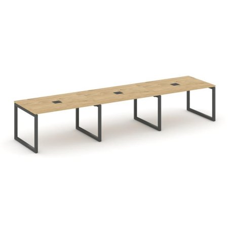 Стол переговорный SN-5O.SPRG-022 (3540х980х750) (Тиквуд Светлый/Металл Антрацит)
