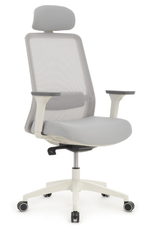 Офисное кресло Work W-218C WHITE Светло-серый (Светло-серый)