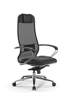 Кресло для руководителя Метта Samurai L1-2K - TS+Infinity /Uc00/Wm06/K2cL(M06.B32.G11.W03)