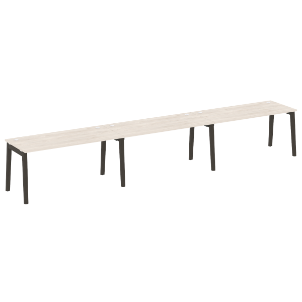 Рабочая станция на деревянных опорах Onix Wood OW.RS-3.4.7 4740x720x750
