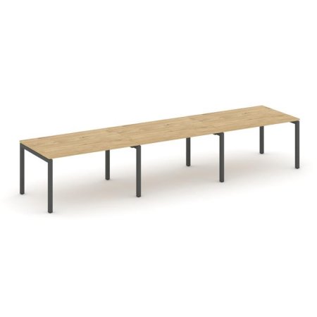 Стол переговорный SN-5P.SPRG-022.3 (3540х980х750) (Тиквуд Светлый/Металл Антрацит)