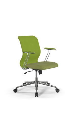 Кресло для руководителя Метта Sit 8 Mr4-4T - Vivaldi /Uh00/Wh12/T4mV-c(M09.B23.G18.W01) (Оливковый)
