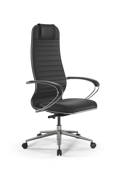 Кресло для руководителя Метта SynchroSit 10 B1-117K - Extra /Um02/Wm12/K1cL(M23.B23.G18.W02) (Черный)