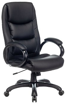 Кресло руководителя CH-S840N черный эко.кожа крестов. пластик