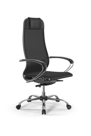 Кресло для руководителя Метта SynchroSit 10 B1-104K - T /Um00/Nb00/K1cL(M23.B21.G20.W01) (Черный)
