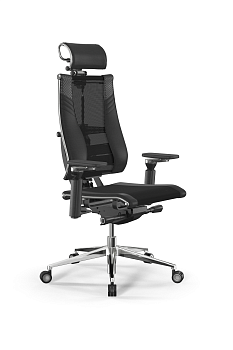Кресло для руководителя Метта Y 4DT B2-15D - YM93+Infinity+carbon /Kc14/Nc09/D15P/H2cL-3D(M26.B35.G2