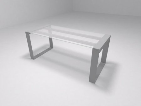 Стол руководителя, столешница стекло Brix BR.00.06 2000x750x800 (СтеклоСерый)