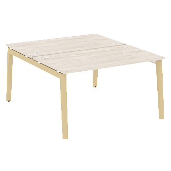 Рабочая станция на деревянных опорах Onix Wood OW.D.RS-2.3.8 1380x1635x750