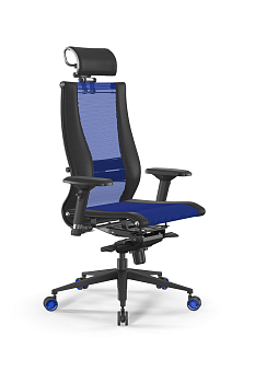 Кресло для руководителя Метта Samurai L2-16D - TS+Infinity /Kb09/Nb09/D04P/H2cL-3D(M06.B11.G22.W27)