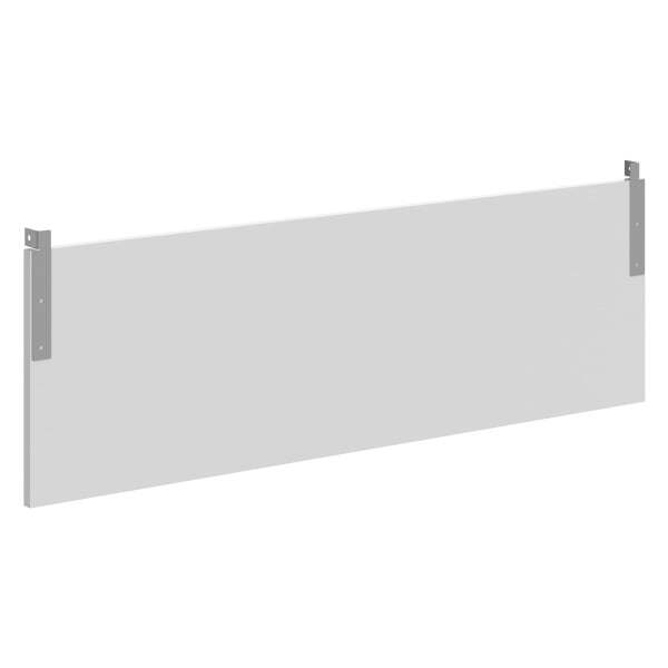 Фронтальная панель Xten Gloss XGDST 127.1 1100x350x18 (Белый/полированная сталь)