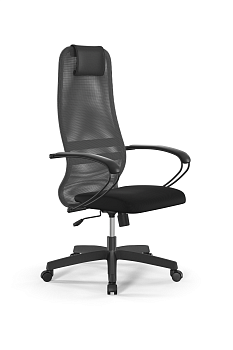 Кресло для руководителя Метта Sit 8 B1-8K - X1+UMF(X1) /Uh00/Wh00/K1bL(M09.B02.G15.W01)