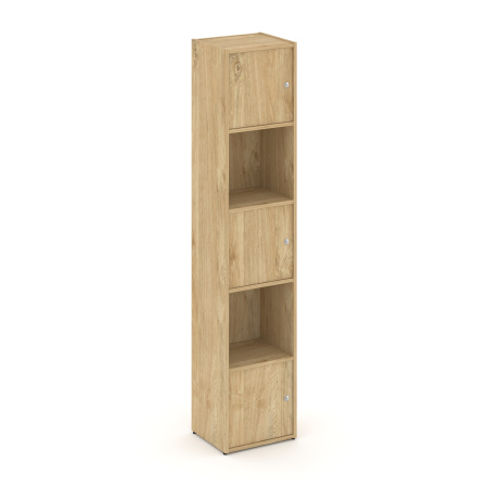 Стеллаж Locker Plus LK.K-007 408x350x1983 (Тиквуд Светлый |)
