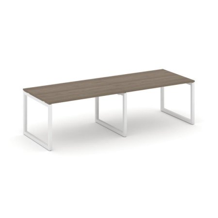 Стол переговорный SN-5O.SPRG-012.3 (2360х980х750) (Вяз Благородный/Металл Белый)