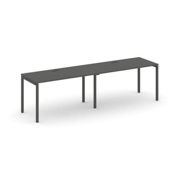 Рабочая станция 1 сторонняя SN-4P.ORS-014 (3160х700х750) (Антрацит/Металл Антрацит)